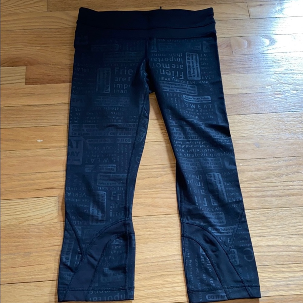 LULULEMON CROPPED LEGGINGS (6)